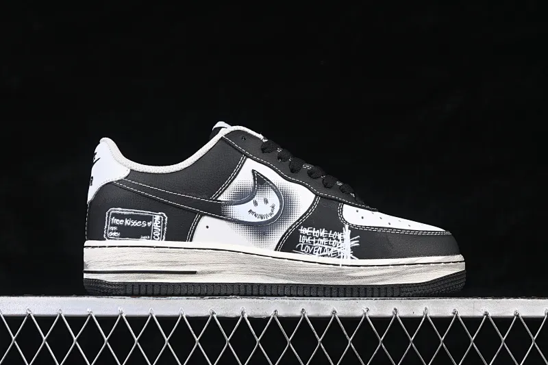 All categories Nk Air Force 1 Air Force series Nk Air Force 1 Low Air Force low-top Nike Air Force 1'07 Low "Graffiti Heartbeat" Hand-painted graffiti Graffiti heartbeat Air Force 1 low-top casual sneakers DB3301-808
